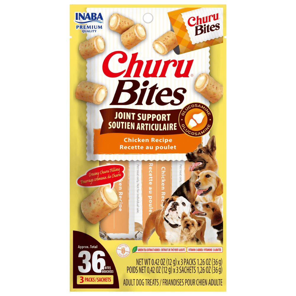 inaba churu bites joint support dog treats 3 pack