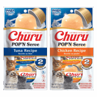 inaba churu pop'n serve cat treat 2 pack