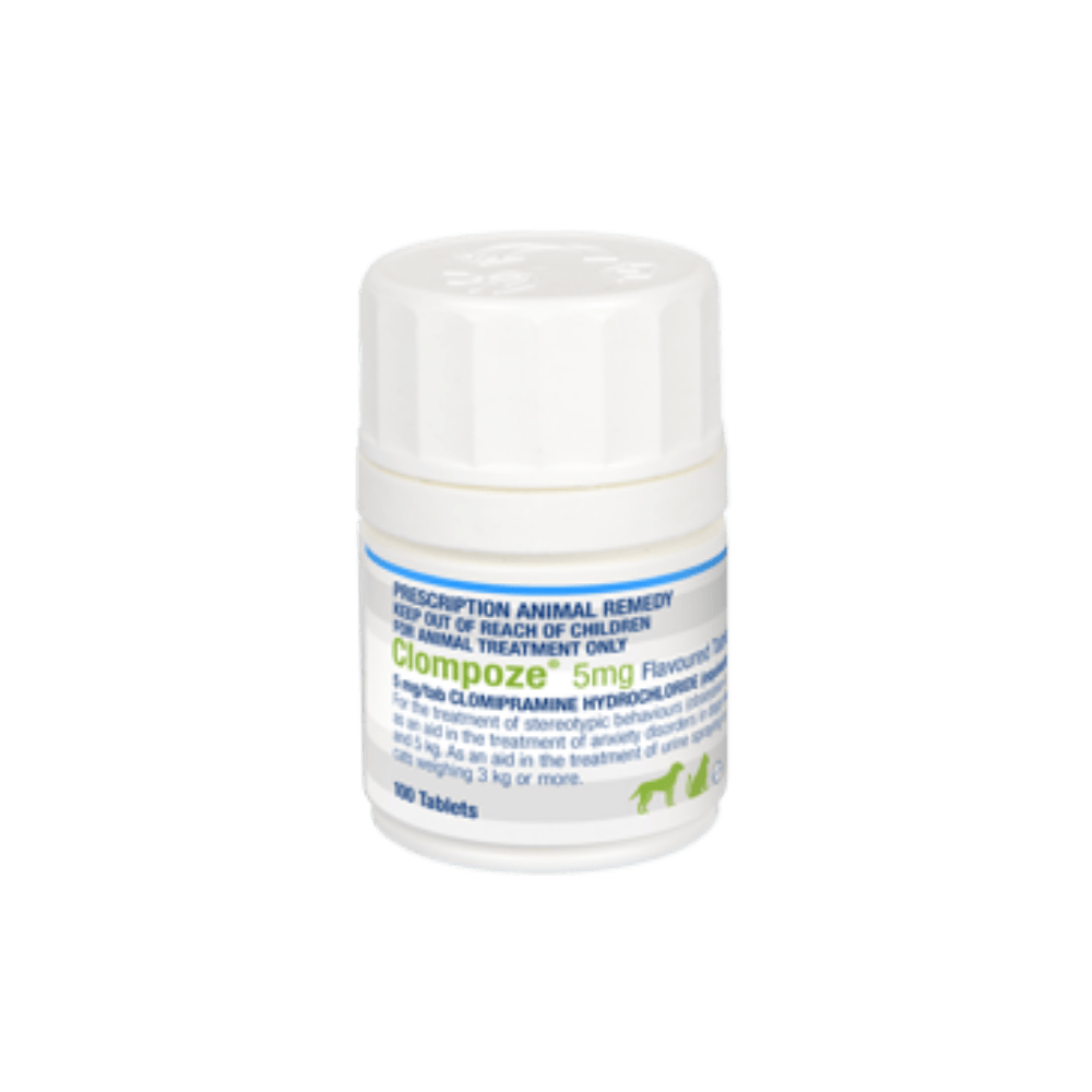 clompoze (clomipramine) 5mg tablets