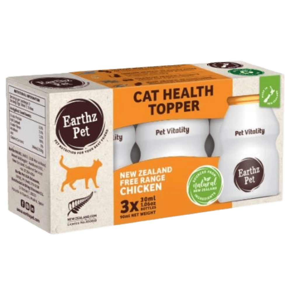 earthzpet cat vitality gravy chicken 3 x 30ml