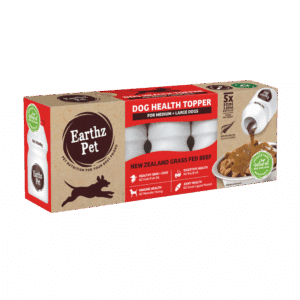 earthz pet dog health topper gravy beef large dog