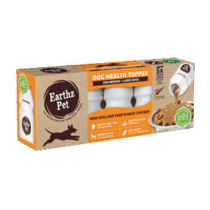 earthz pet dog health topper gravy chicken large dog