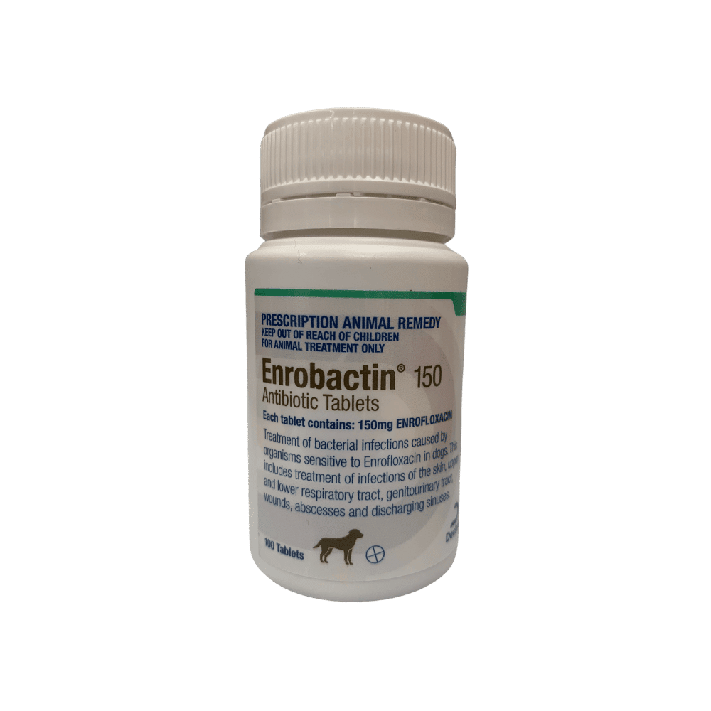 enrobactin (formally enrofloxacin) 150mg tablets