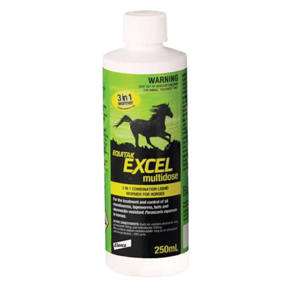 equitak excel wormer multidose 250ml