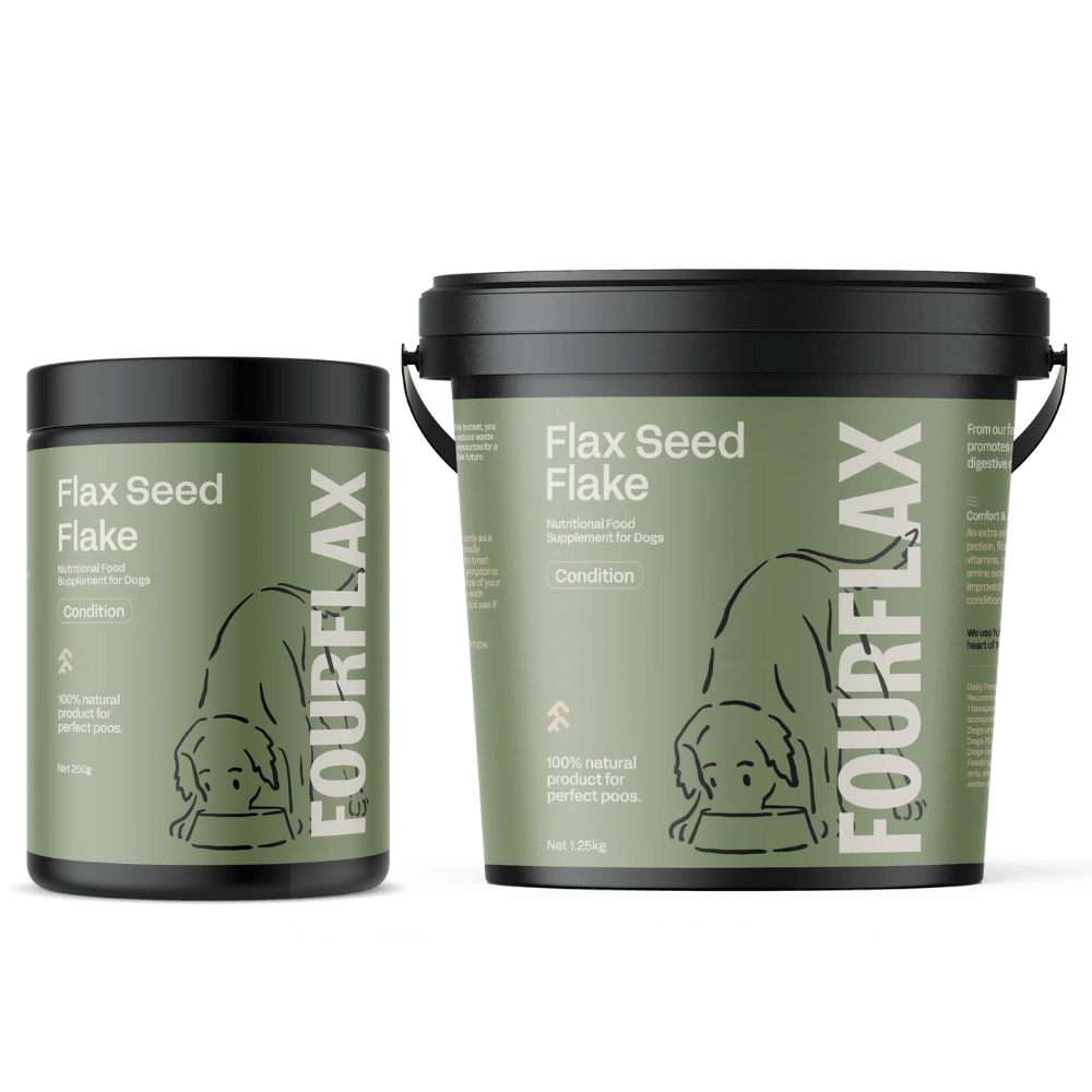 fourflax canine flax seed flake