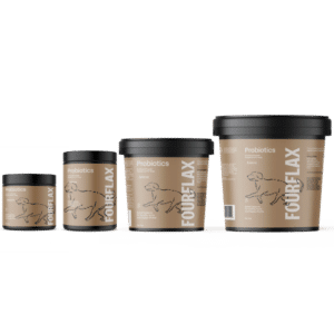 fourflax canine probiotics supplements