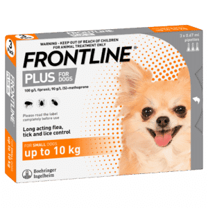 frontline plus small <10kg 3 pack