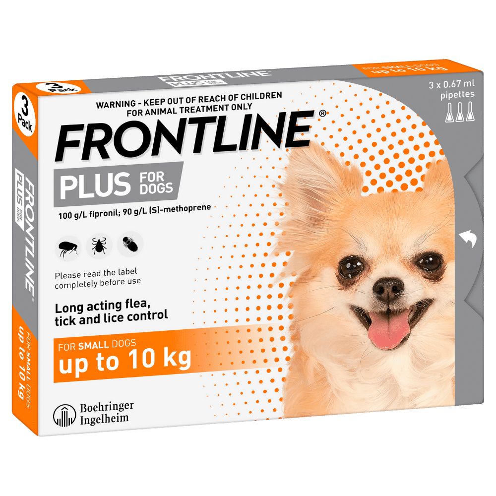 Frontline Dog Flea Medicines Frontline Plus For Dogs (3 Pack) Dog
