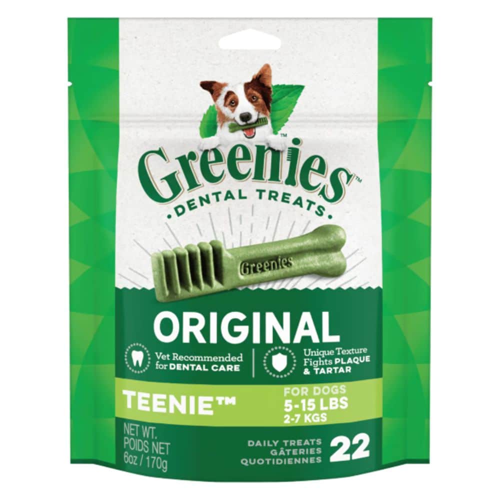 greenies canine teenie dental treats