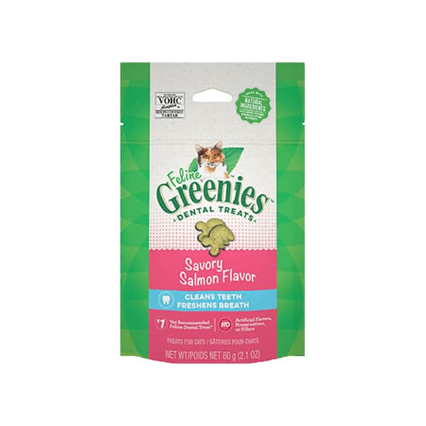 Greenies Cat Treats Salmon 60g Buy Online from Vet Post NZ Fast