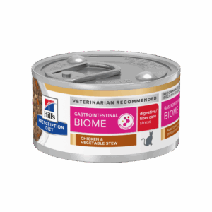 hill's prescription diet gastrointestinal biome stress chicken & vegetable stew canned wet cat food 82g