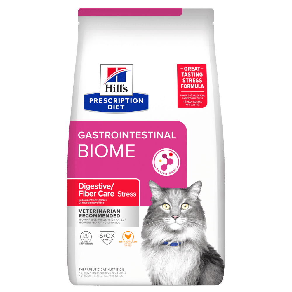 hill's prescription diet gastrointestinal biome digestive/fibre care dry cat food 1.8kg