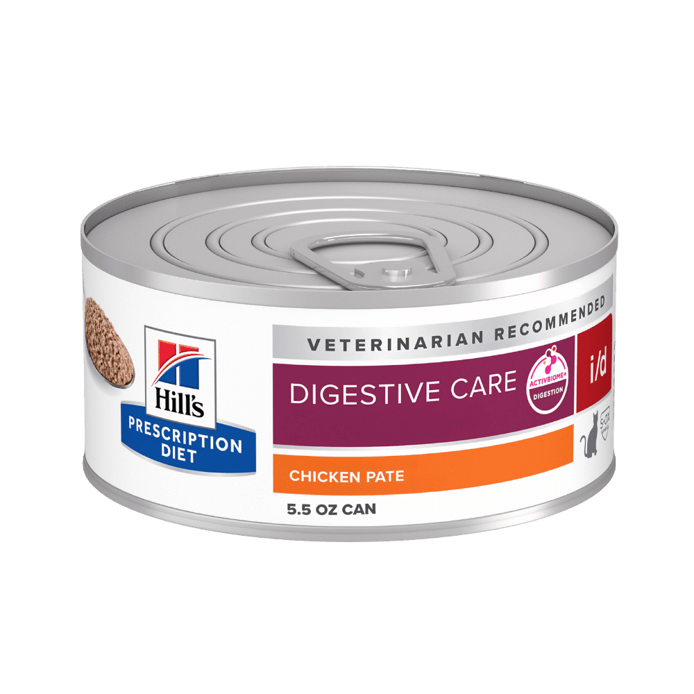 hill's prescription diet i/d digestive care canned cat food 156g