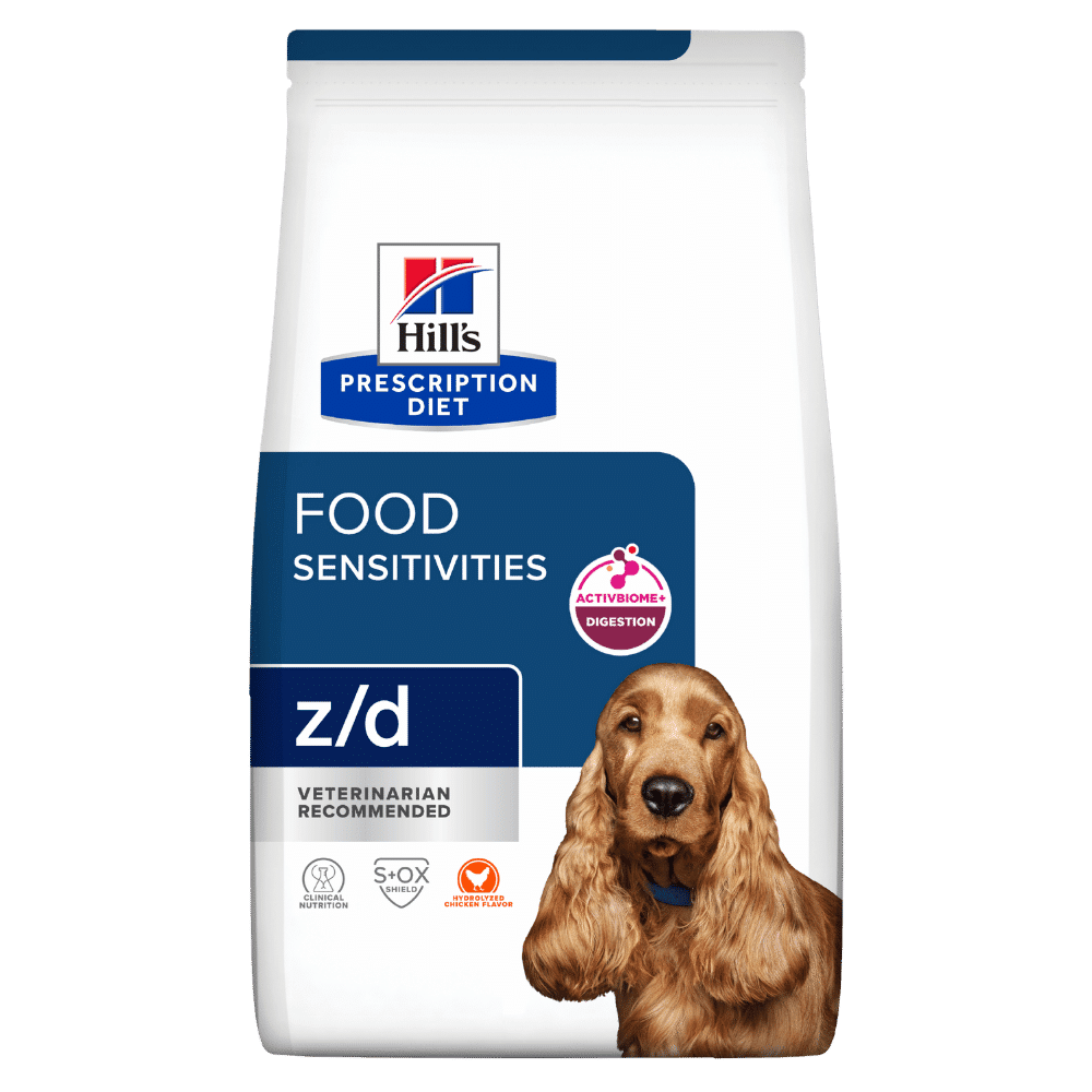 hill's prescription diet z/d skin/food sensitivities dry dog food