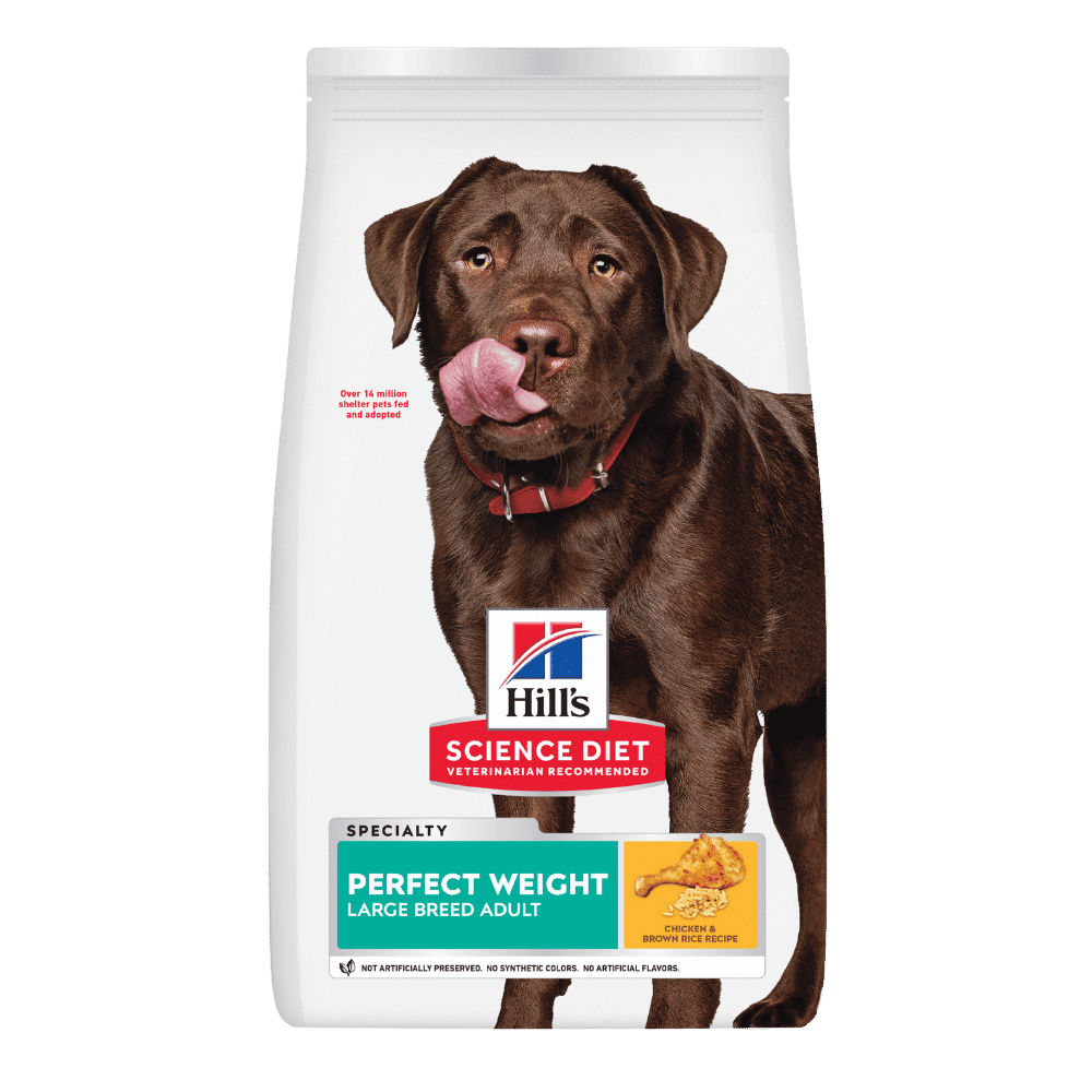 hill's science diet adult perfect weight large breed dry dog food 11.34kg