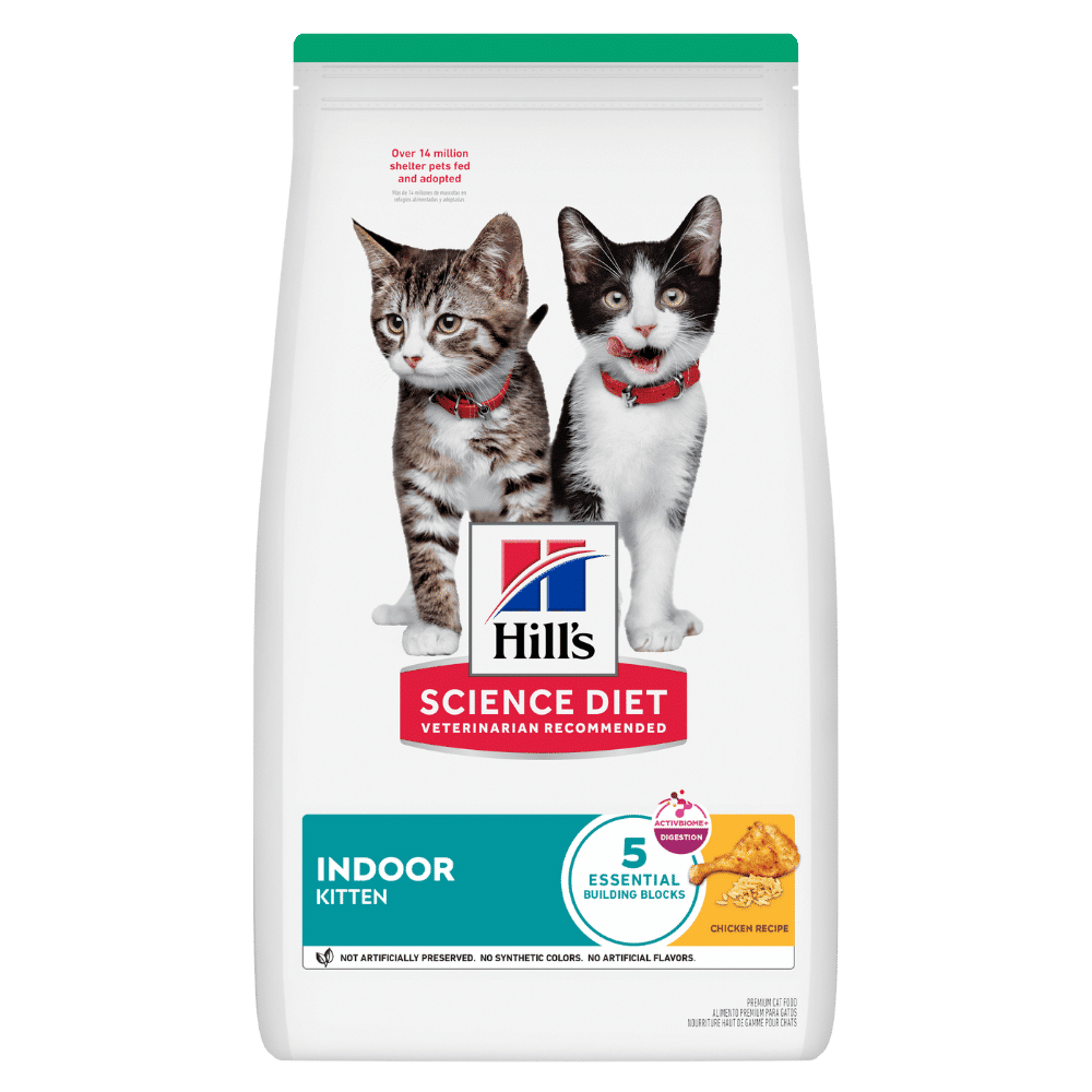 hill's science diet kitten indoor dry cat food