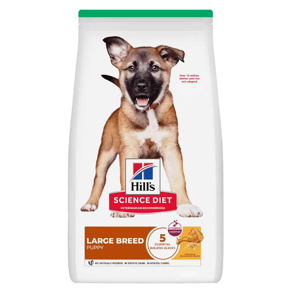 hill's science diet puppy large breed dry dog food