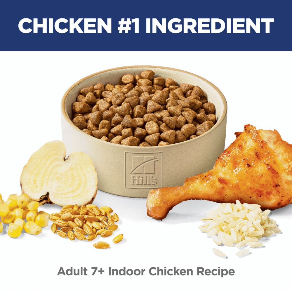hills_science_diet_1.58kg_cat_7+_1.58kg_dry_food_ingredient hill's science diet adult 7+ senior indoor chicken recipe dry cat food 1.58kg