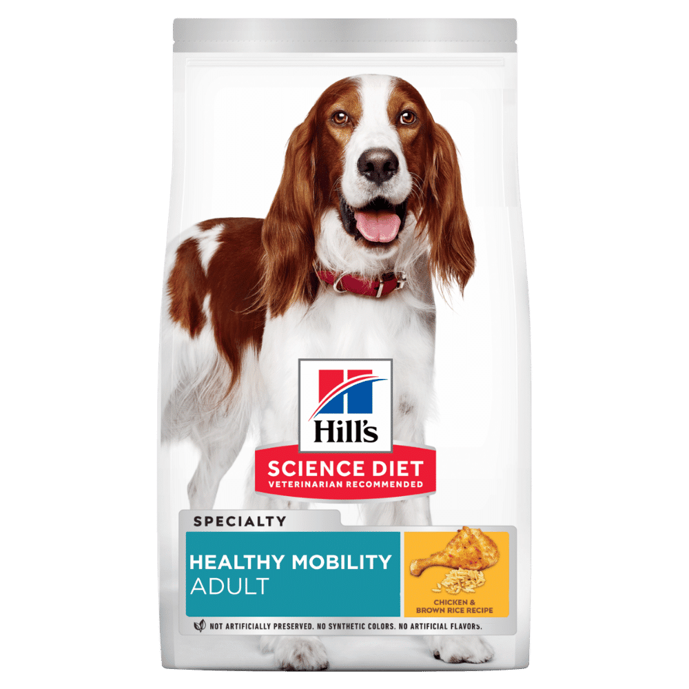 hill's science diet adult healthy mobility chicken & brown rice recipe dry dog food 12kg