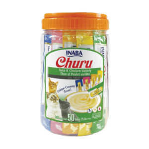 inaba churu tuna & chicken mix varieties 50 pack