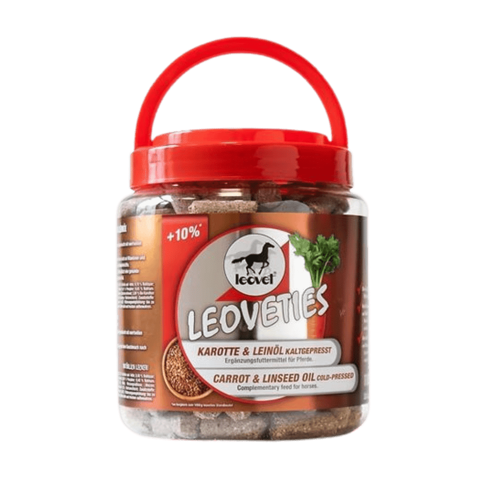leoveties horse treats carrot + linseed oil (cold pressed) 1.1kg