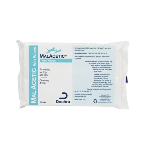 MalAcetic Wet Wipes 25 pack