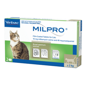 milpro cat wormer 2 8kg 2 pack