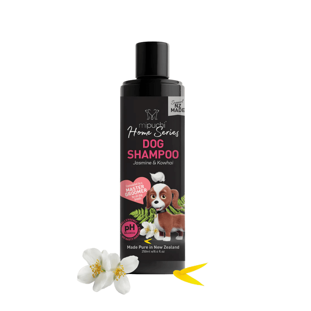 mipuchi dog shampoo jasmine & kowhai 250ml
