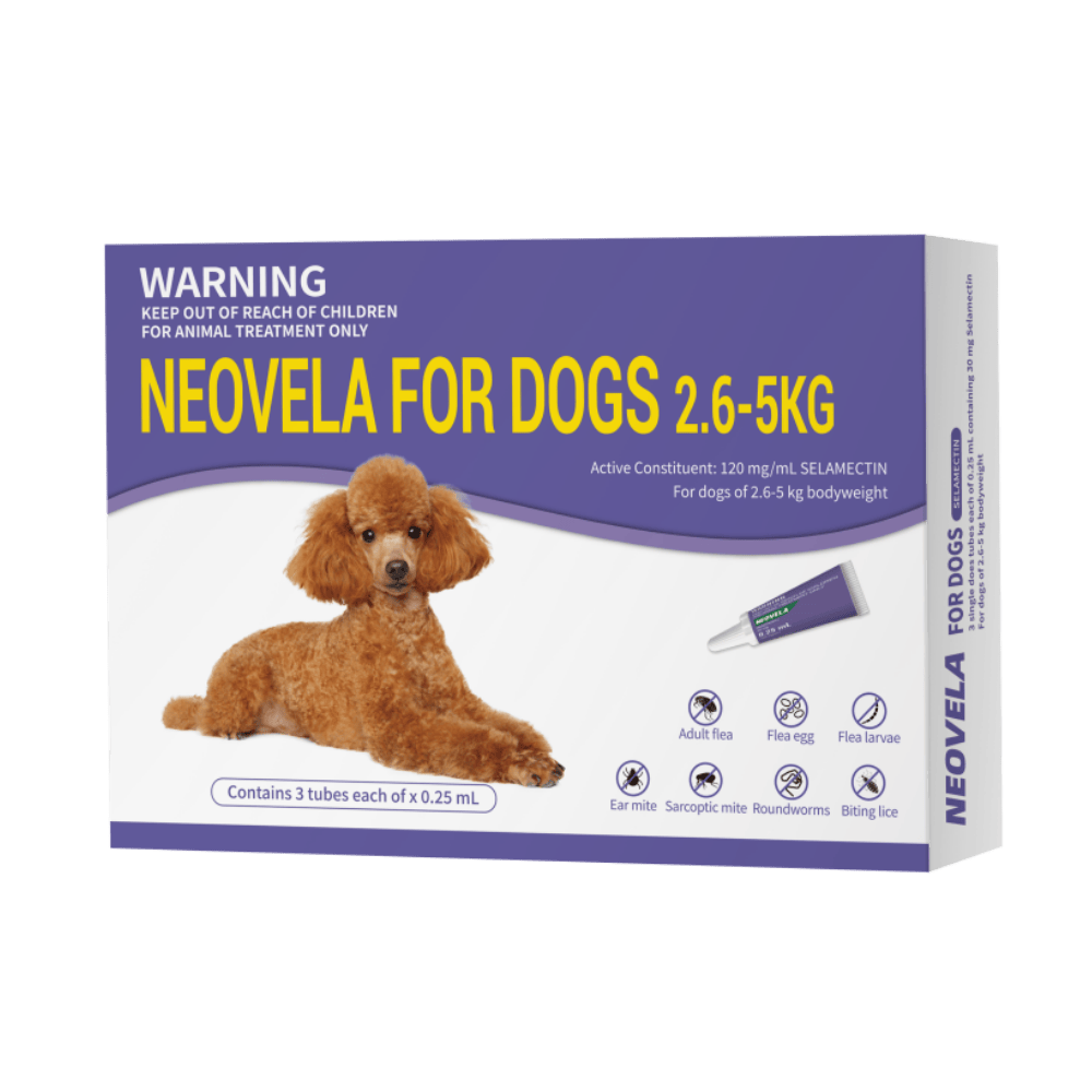 neovela for dogs 2.6 5kg 3 pack