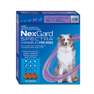 nexgard spectra 15.1 30kg 3 pack