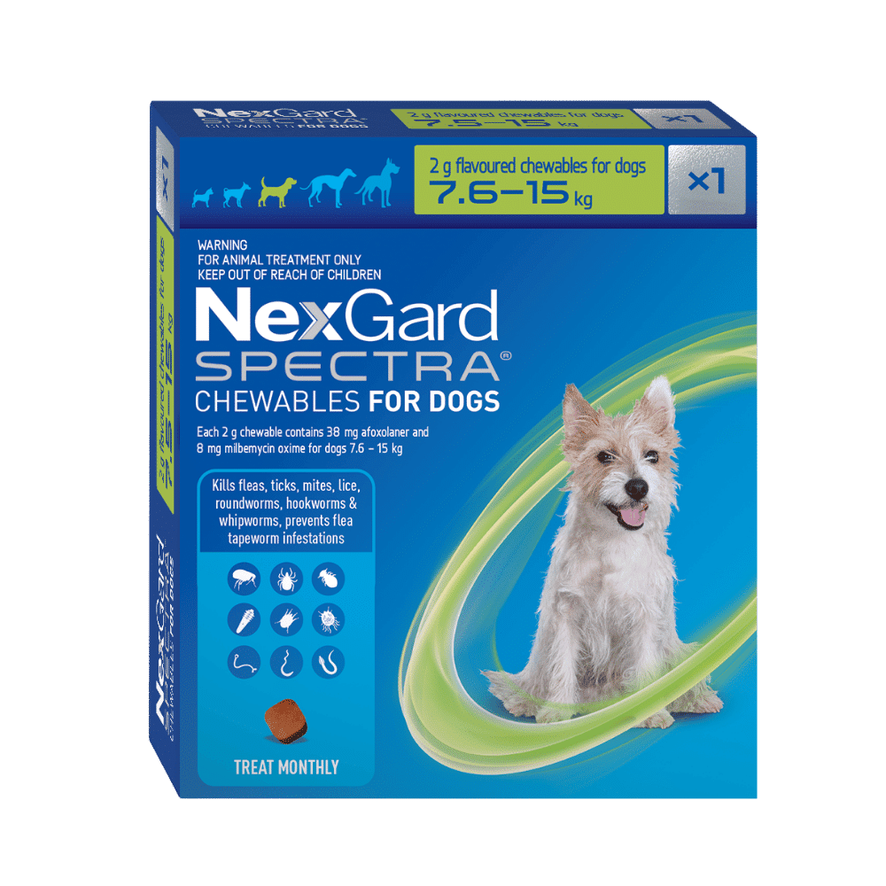 nexgard spectra 7.6 15kg single