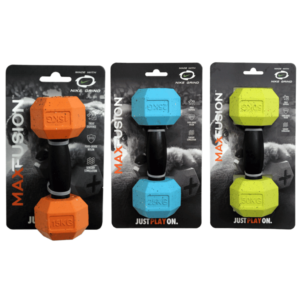nike grind maxfusion dumbell dog toy