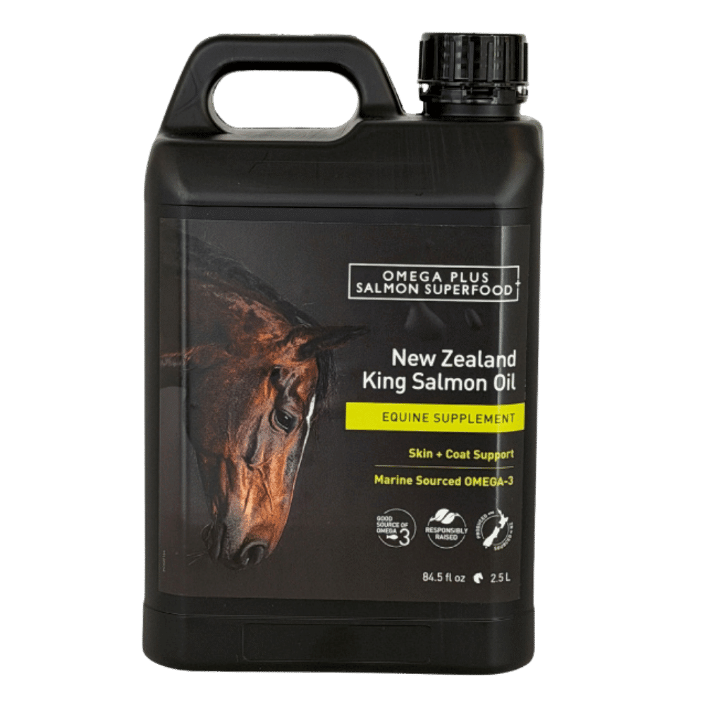 omega plus king salmon oil equine supplement