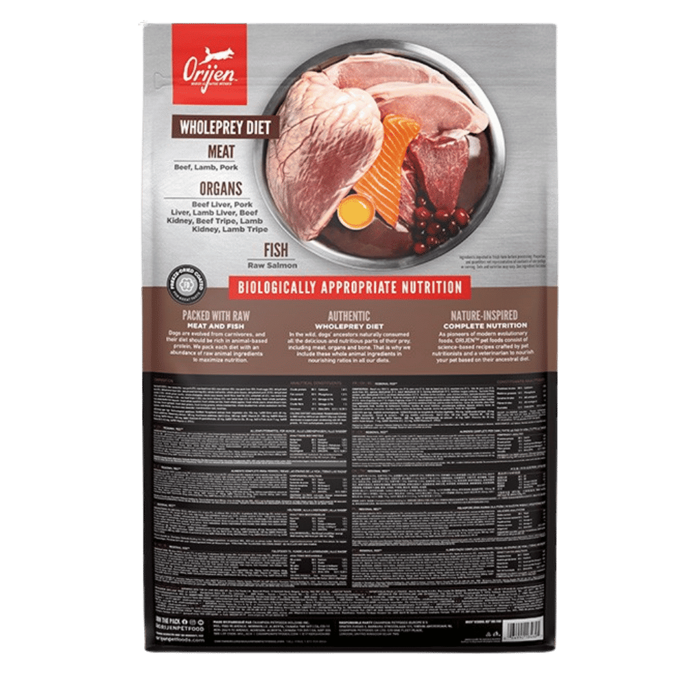 orijen-regional-red-dog-dry-dog-food-back orijen regional red dry dog food 2kg