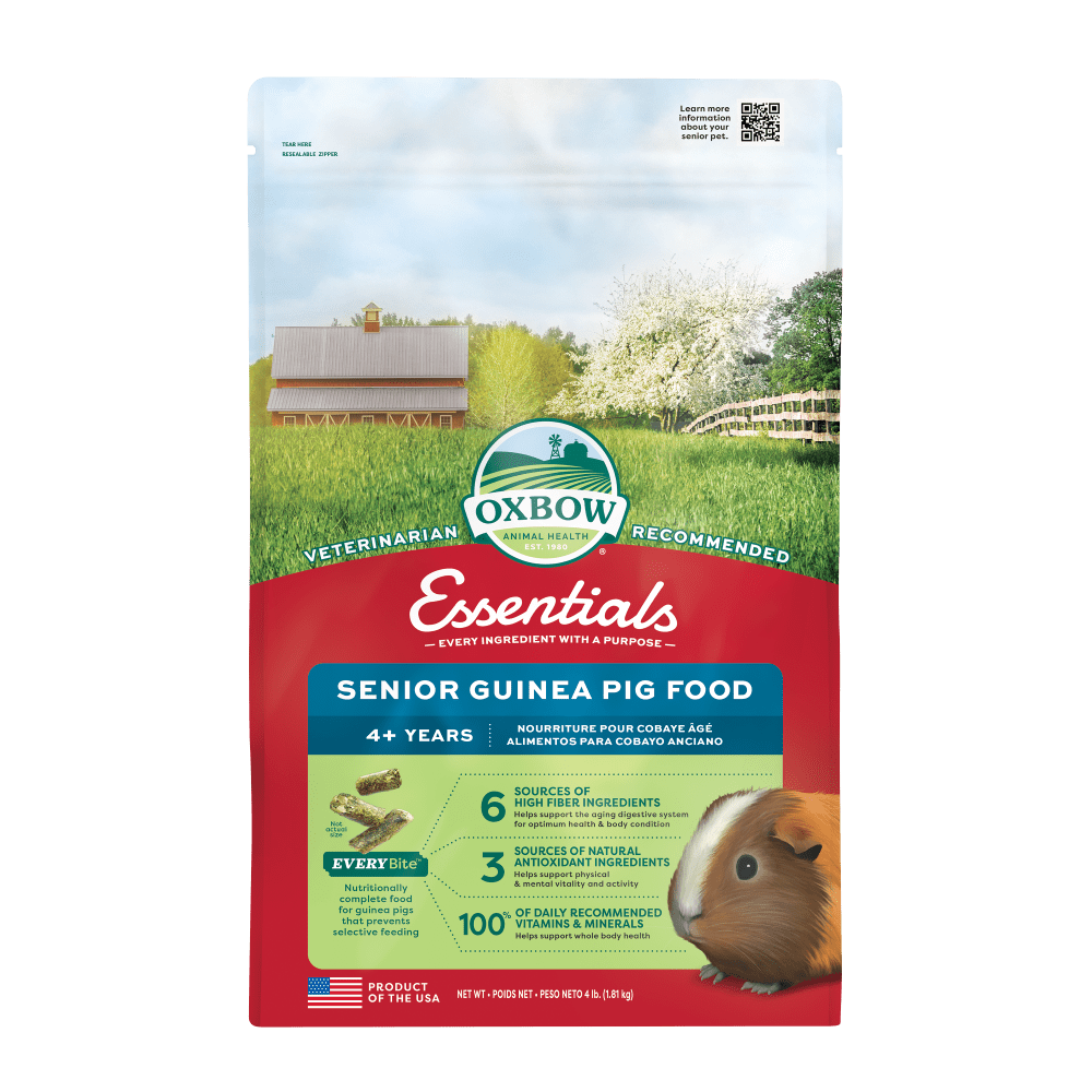 oxbow essentials senior guinea pig food 1.8kg