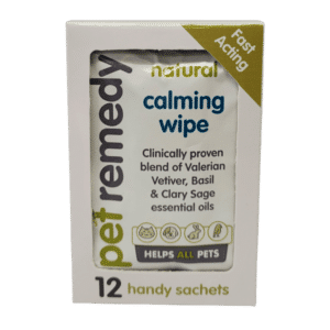 pet remedy calming wipes (box of 12)