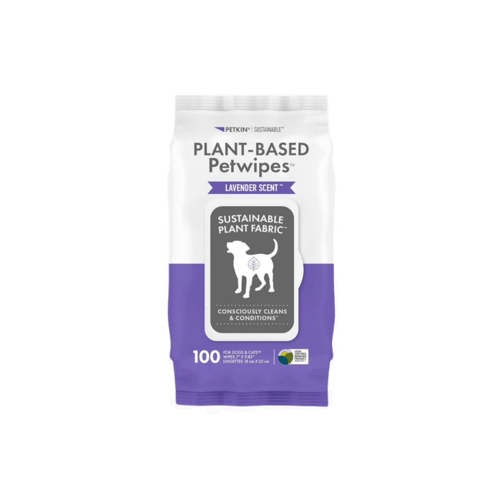 petkin lavender plant based wipes 100 pack