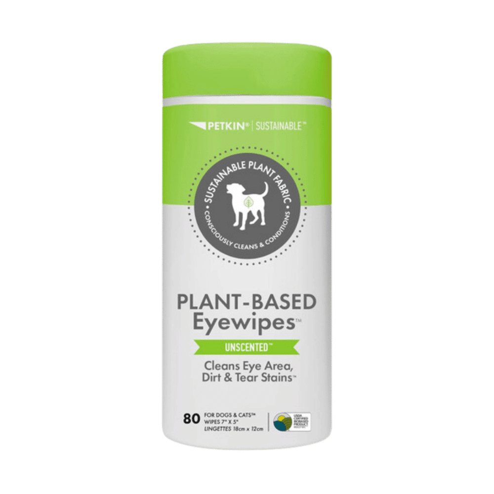 petkin plant based eye wipes 80 pack