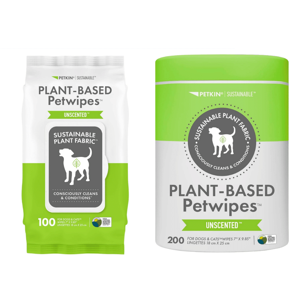petkin plant based wipes unscented