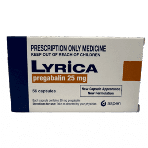 pregabalin 25mg capsules box of 56