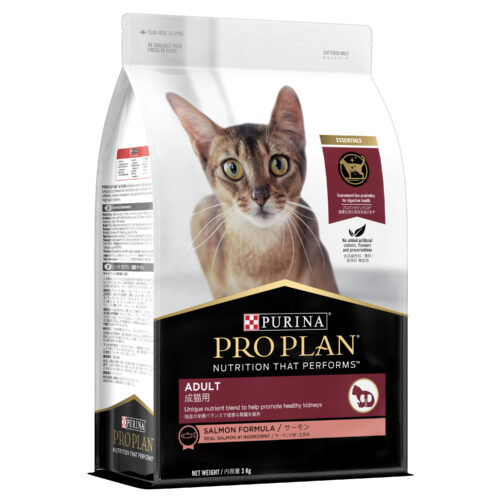 Pro Plan Adult Salmon Formula Dry Cat Food 3kg Buy Online from
