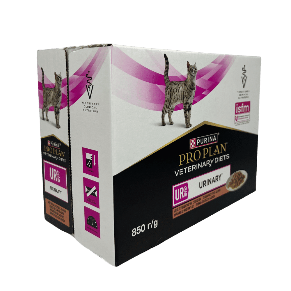 purina pro plan feline urinary salmon pouches 85g x 10
