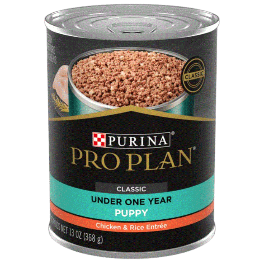 proplan chicken and rice puppy tins 368g