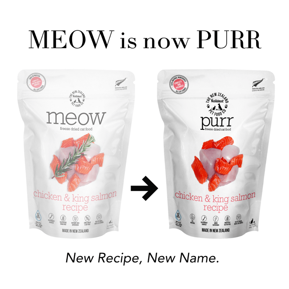 meow freeze dried treats chicken and salmon 50gm