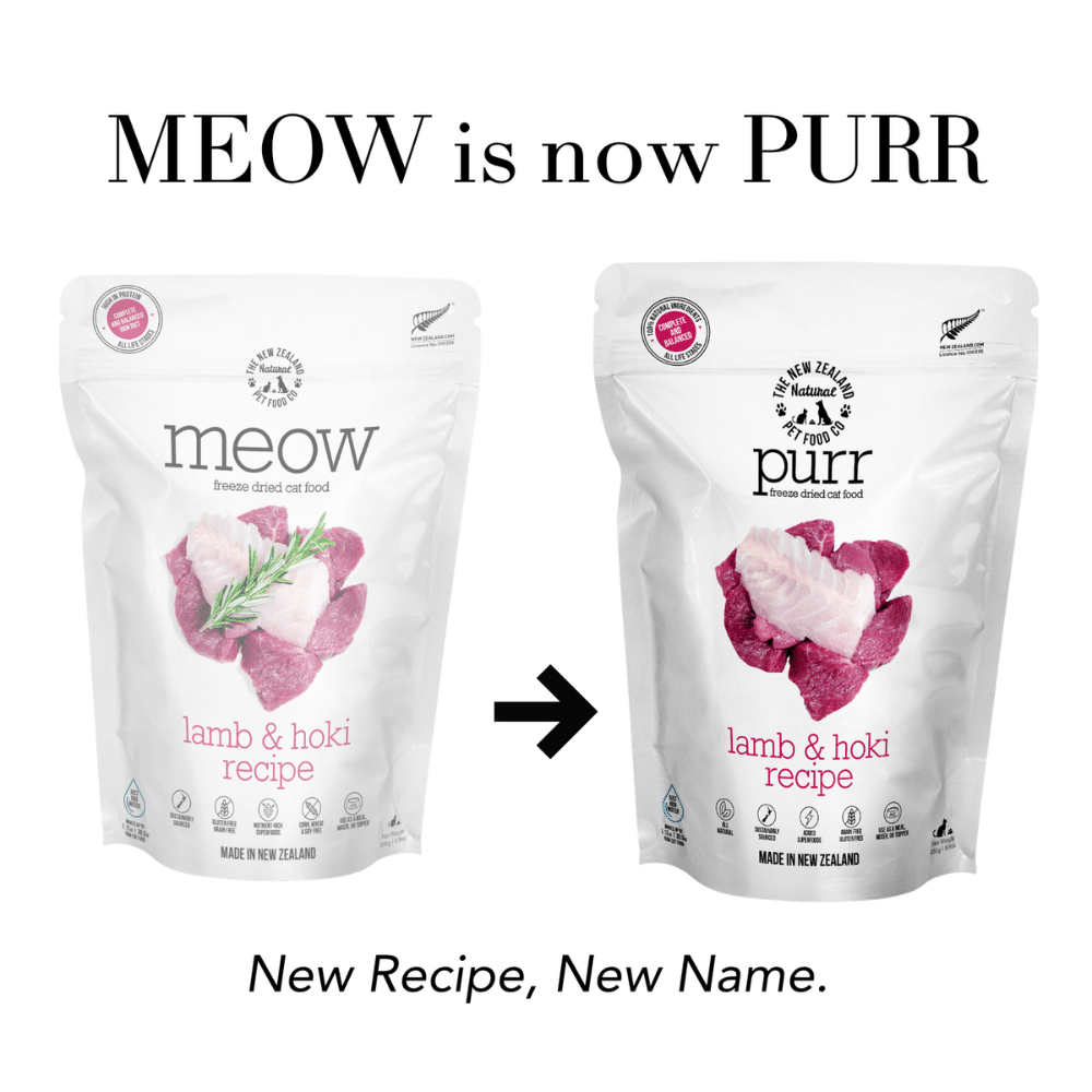 meow freeze dried treats lamb and hoki 50gm