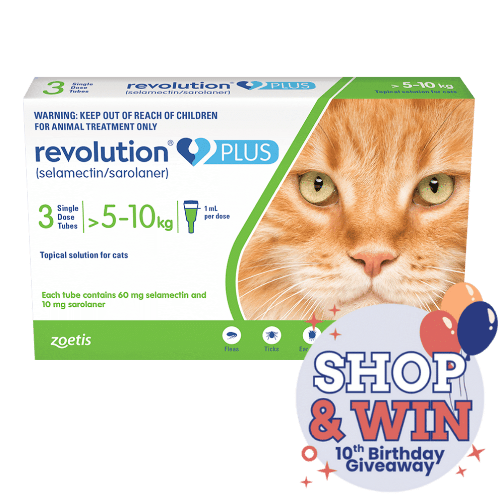 Revolution Plus 5-10kg Pack Buy Online from Vet Post NZ Fast