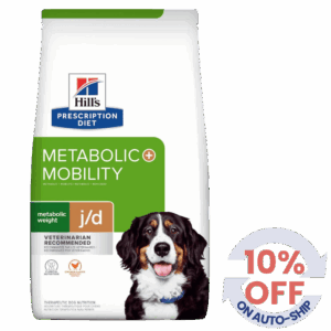 hill's prescription diet metabolic weight + j/d mobility care dry dog food