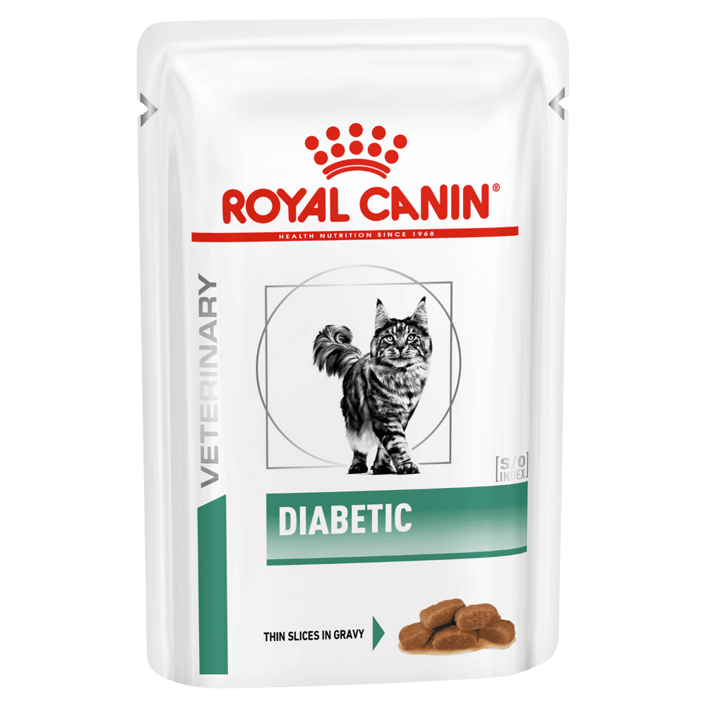 royal canin diabetic feline pouch 85g x 12