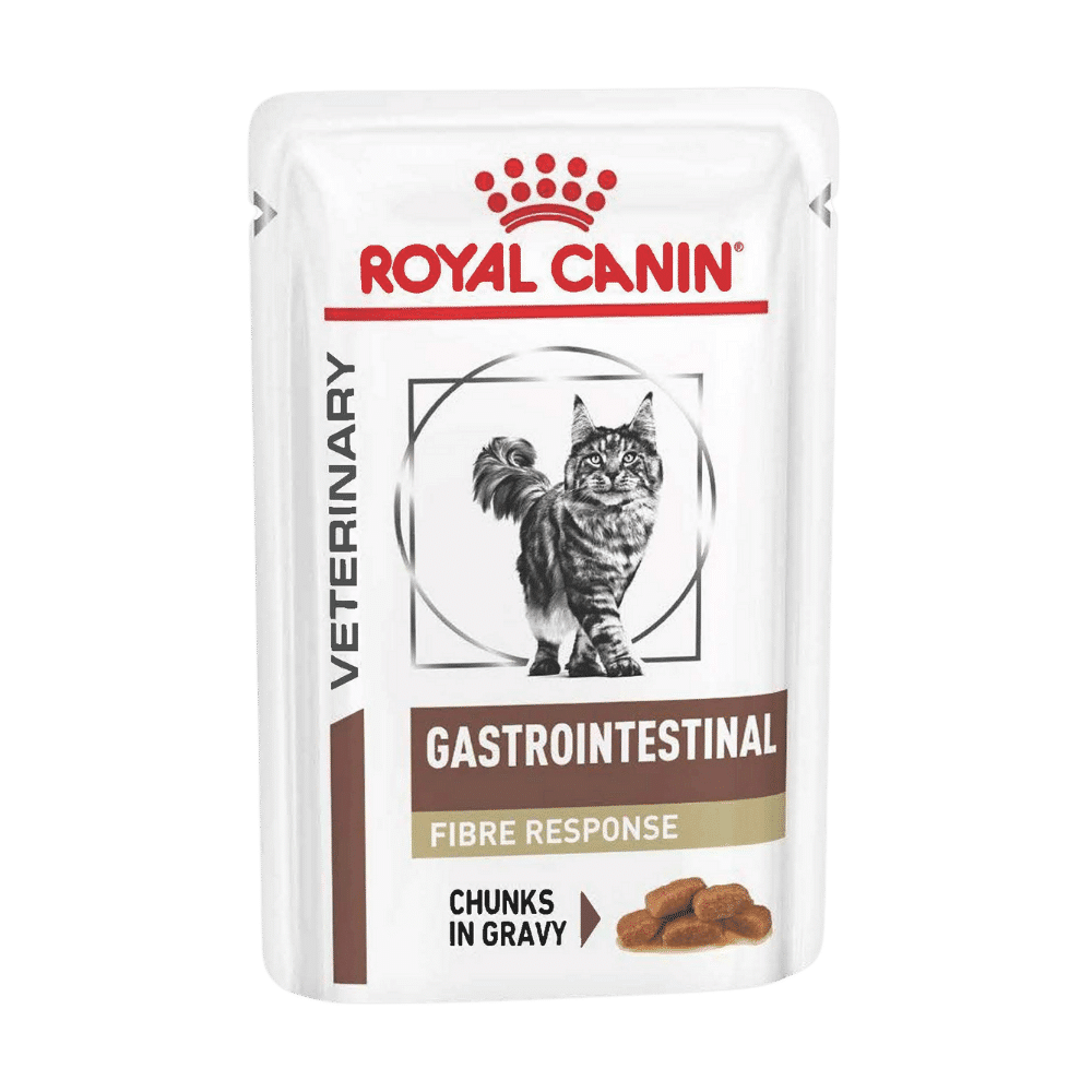 royal canin gastrointestinal fibre response wet cat food 85g x 12