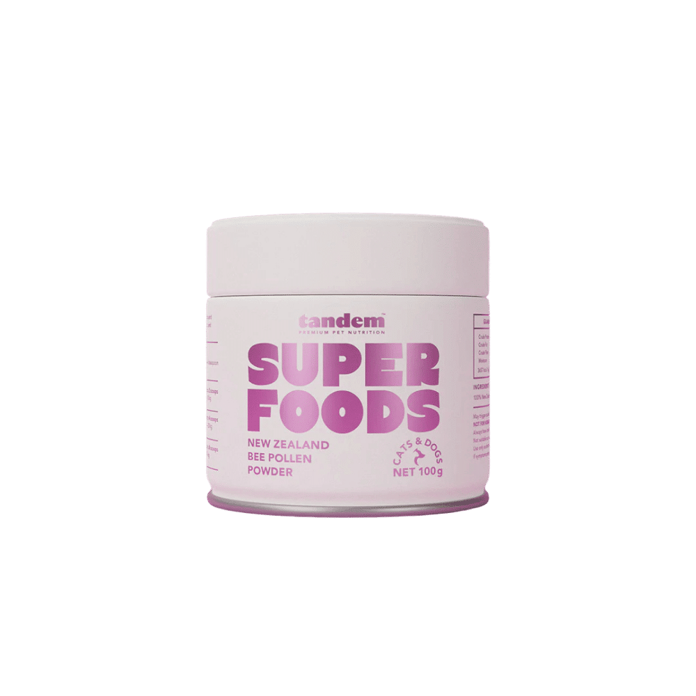 tandem new zealand bee pollen powder for cats and dogs 100g